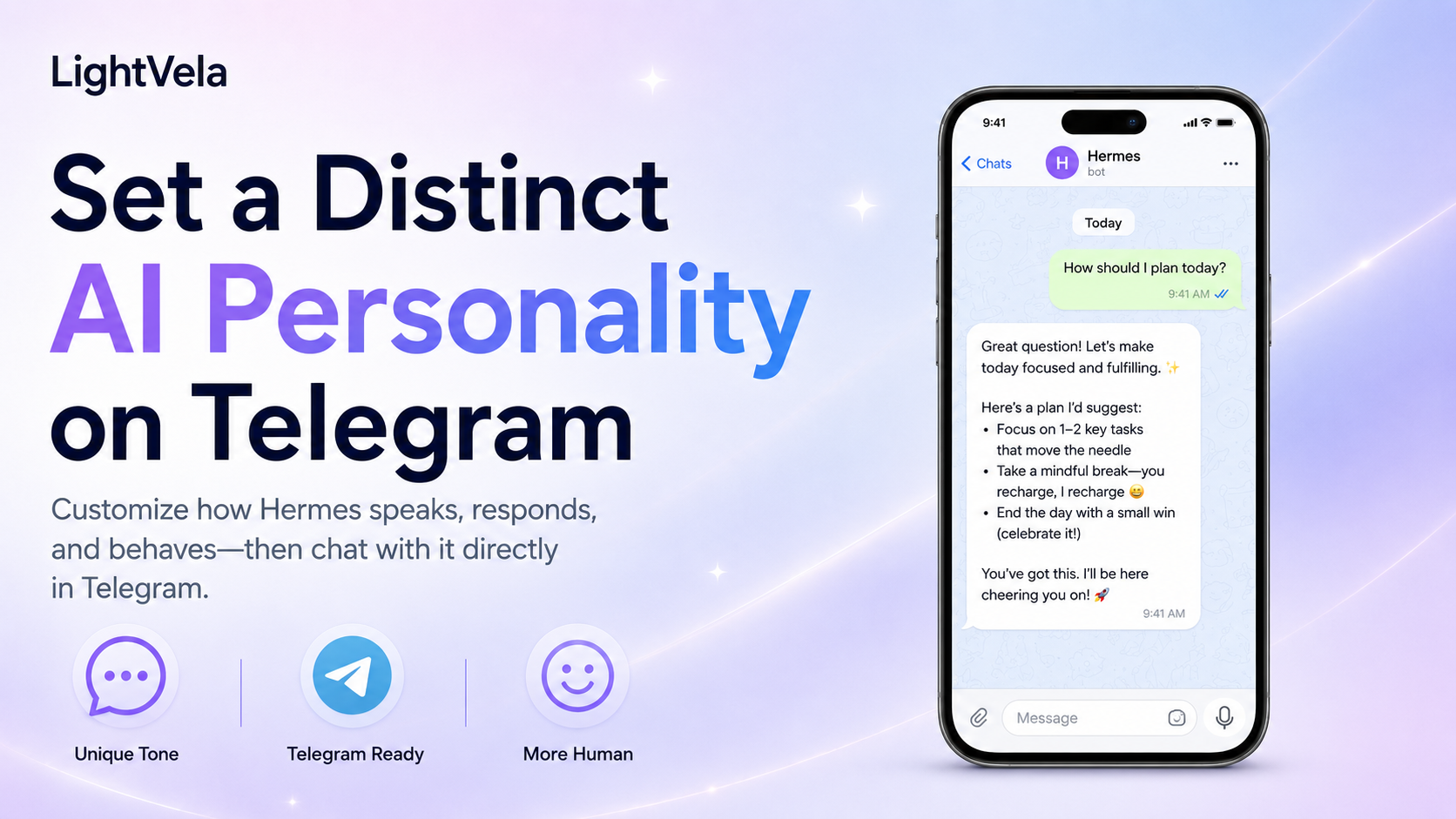 在 Telegram 中使用具有独立人格的 Hermes Agent