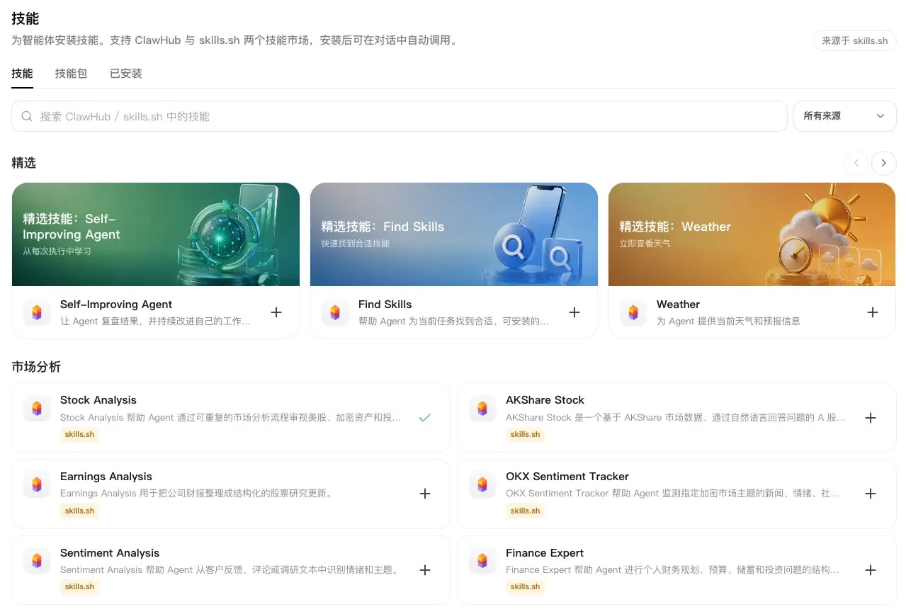 技能頁面全新升級